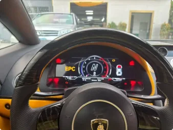 HD Full Liquid Crystal Instrument For Lamborghini Gallardo Multifunctional Digital Gauge Cluster Original Car Matching Plug&Play