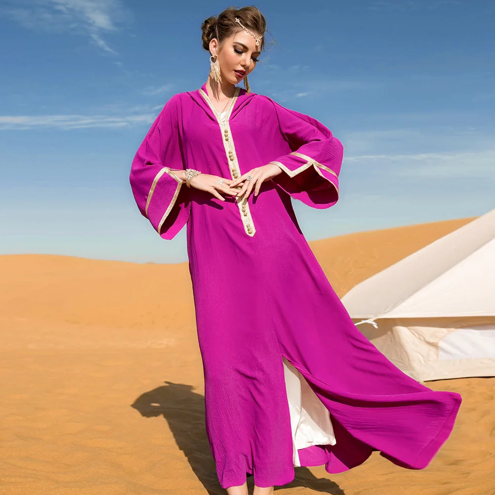 

Ramadan Eid Mubarak Kaftan Dubai Abaya Turkey Islam Muslim Arabic Long Dress Abayas for Women Caftan Evening Party Moroccan Robe