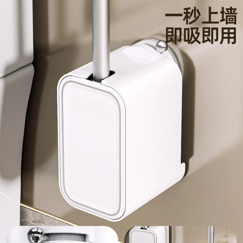 Suction Wall Mount Toilet Brush No Dead Angle Household Bathroom Washroom Multifunctional Sanitary Cleaning Brush For ToiletDeep