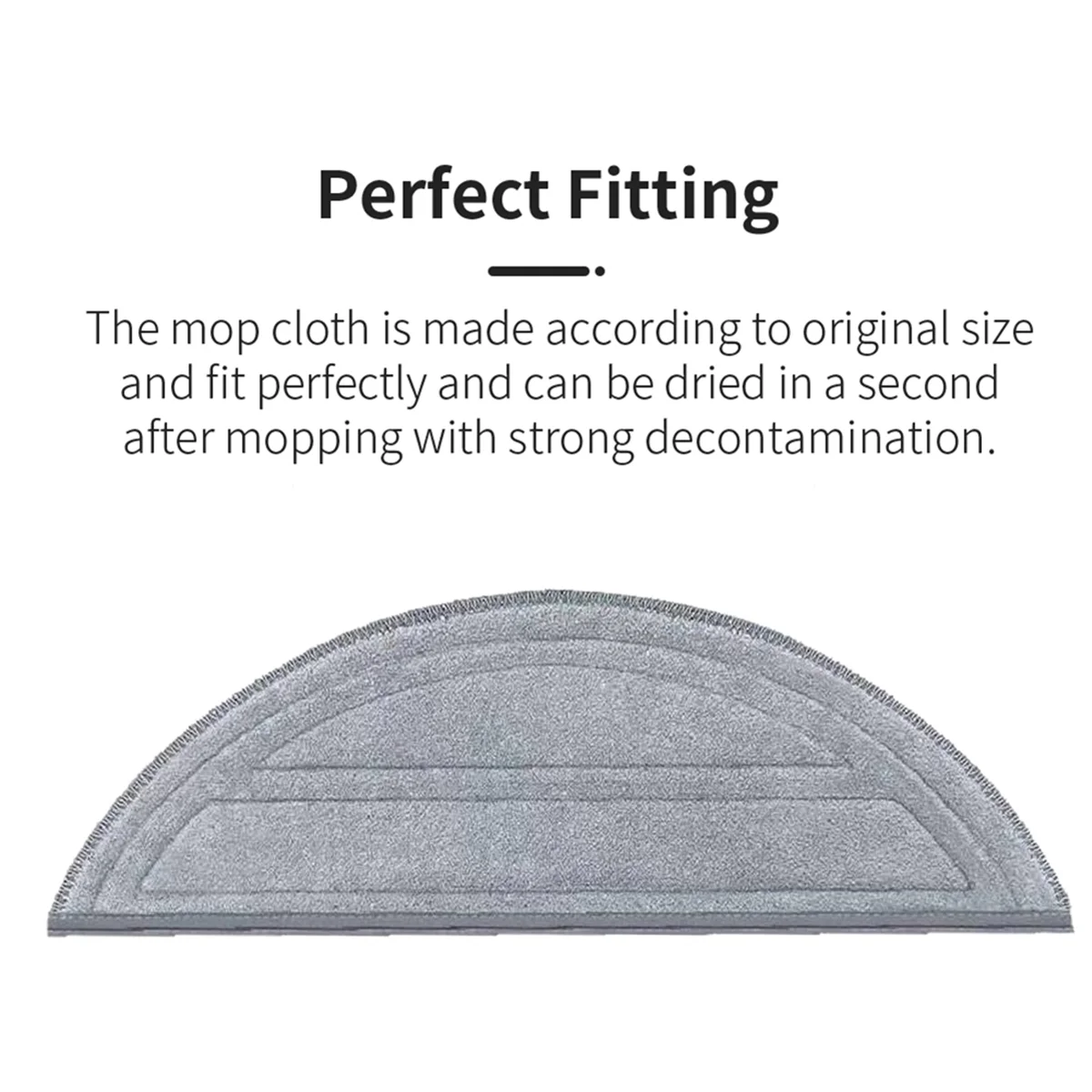 Cuscinetti per mocio di ricambio per Roborock Saros 10 / G30 Robot aspirapolvere riutilizzabili lavabili accessori per panni 20 pezzi