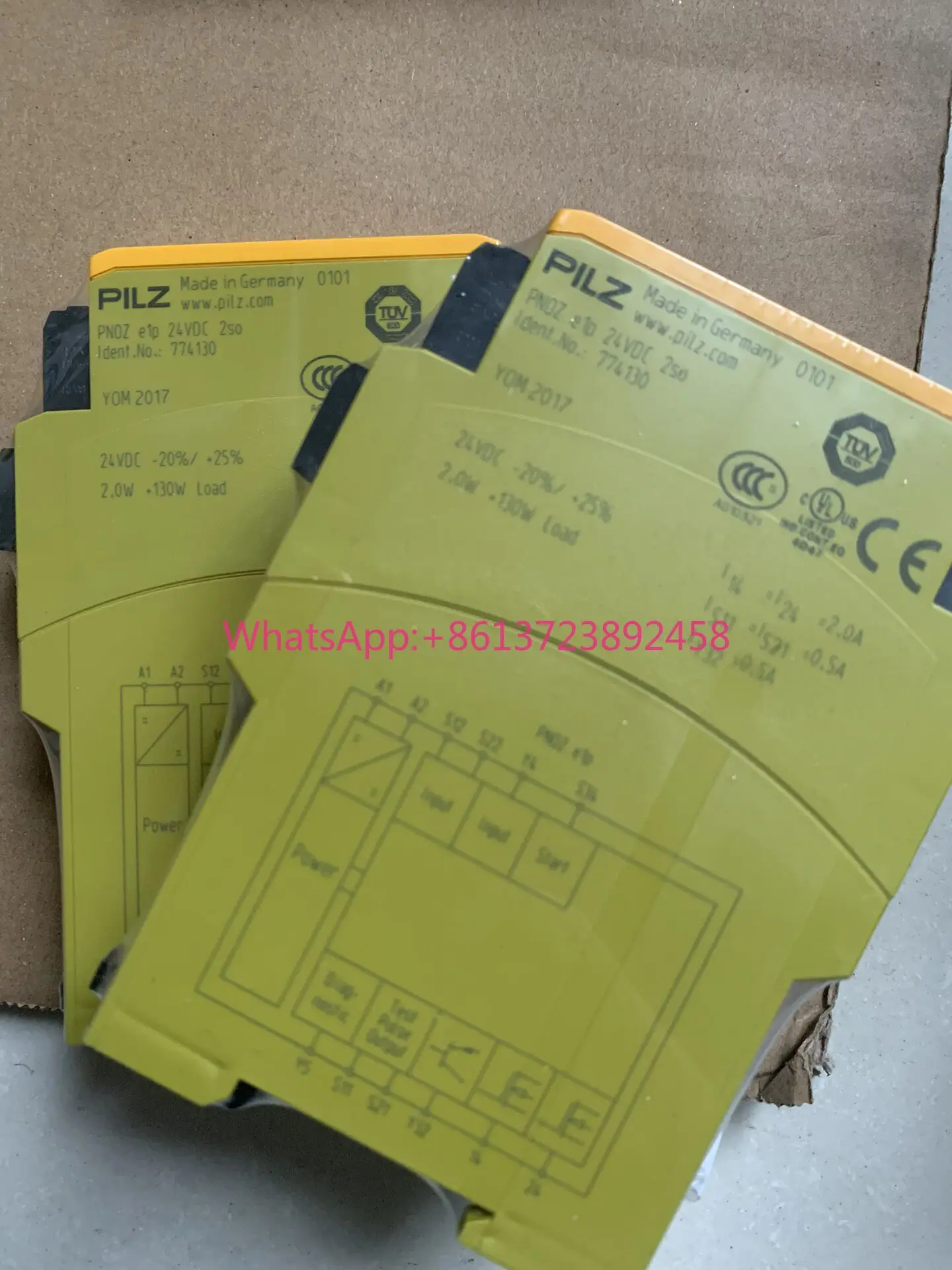 

Pilz safety relay PNOZ e1p, made in Germany. Model 774130, supports 24VDC, maximum load 2.0W high quality