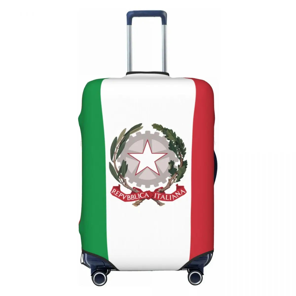 

Custom Emblem Of Italy Luggage Cover Protector Funny Italian Flag Travel Suitcase Covers for 18-32 Inch