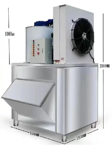 Original factory wholesale milk tea bar restaurant industrial ice machine fully automatic flake ice machine