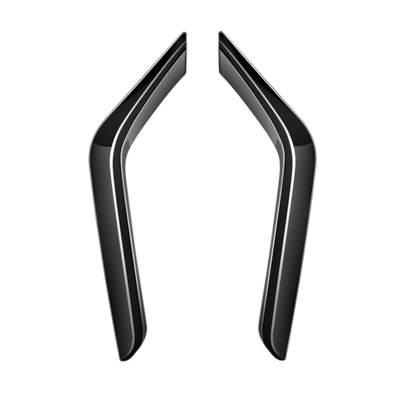 

Car Front Bumper Splitter Spoiler Decorative Trims Fog Light Canard For Toyota Alphard 40 Series 2023+ Replacement Gloss Black-A