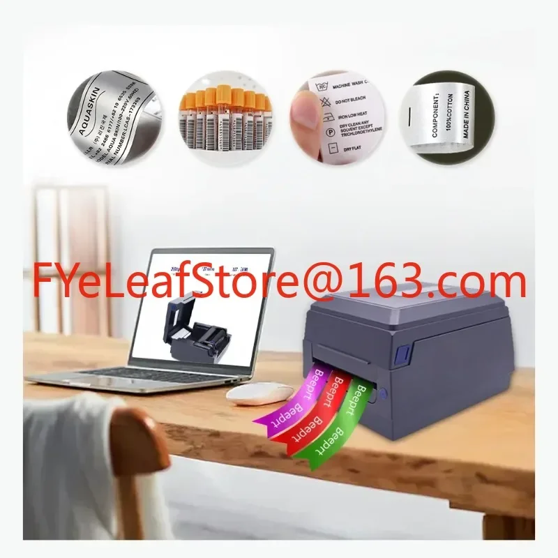 110mm Thermal transfer shipping barcode label printer roll digital water proof ribbon printer