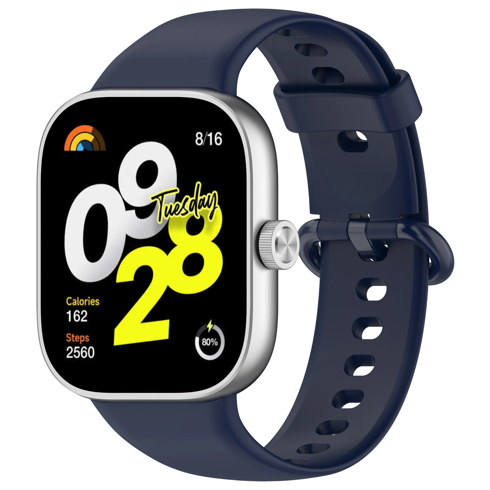 

Silicone Square Buckle Watch Strap for Redmi Watch 5/4 Sport Band Replaceable Bracelet for Xiaomi Mi Band 9Pro/8Pro Wristband