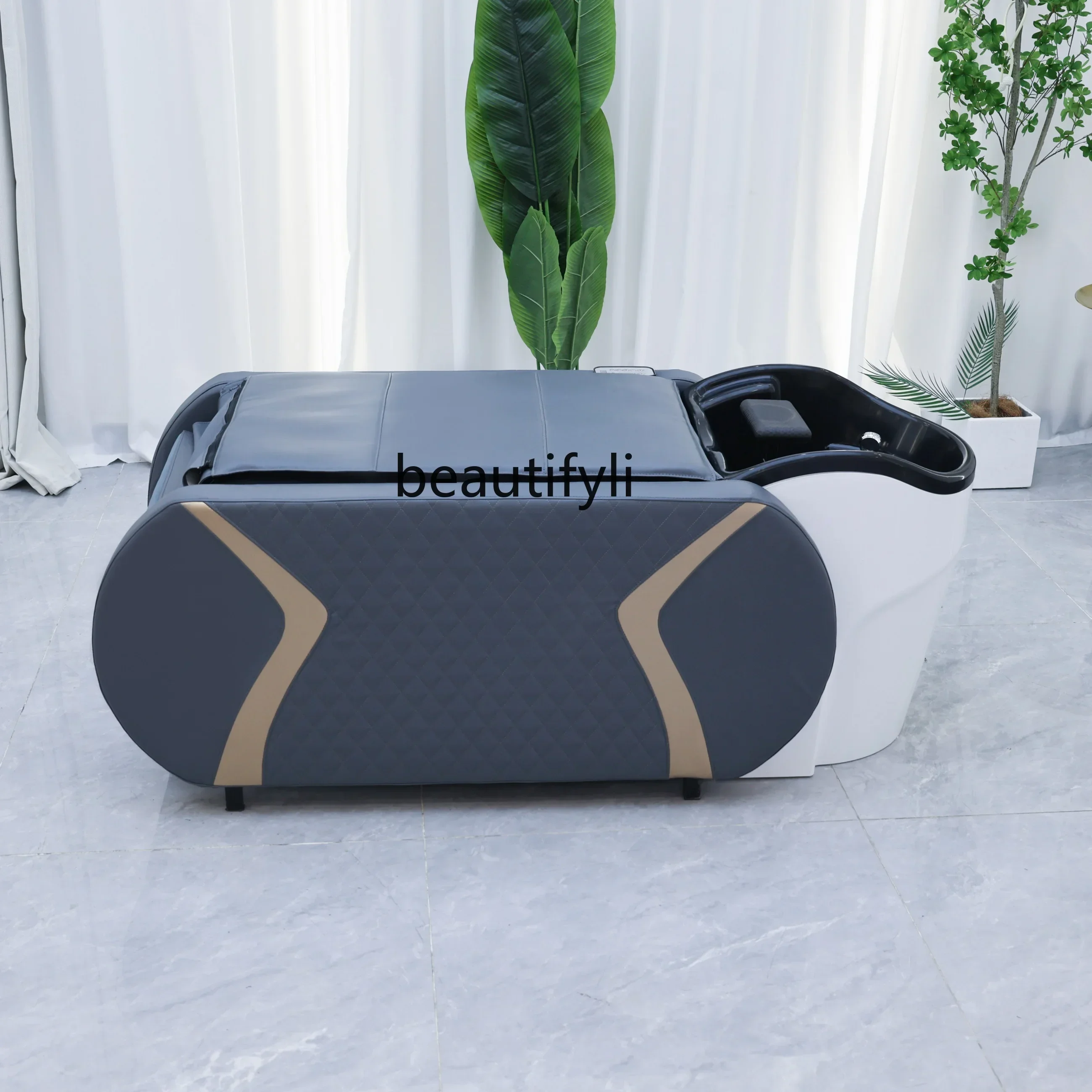 

smt14 Multifunctional Automatic Intelligent Electric Head Therapy Bed Shampoo Chair Beauty Salon Massage Shampoo Bed Shampoo Cha