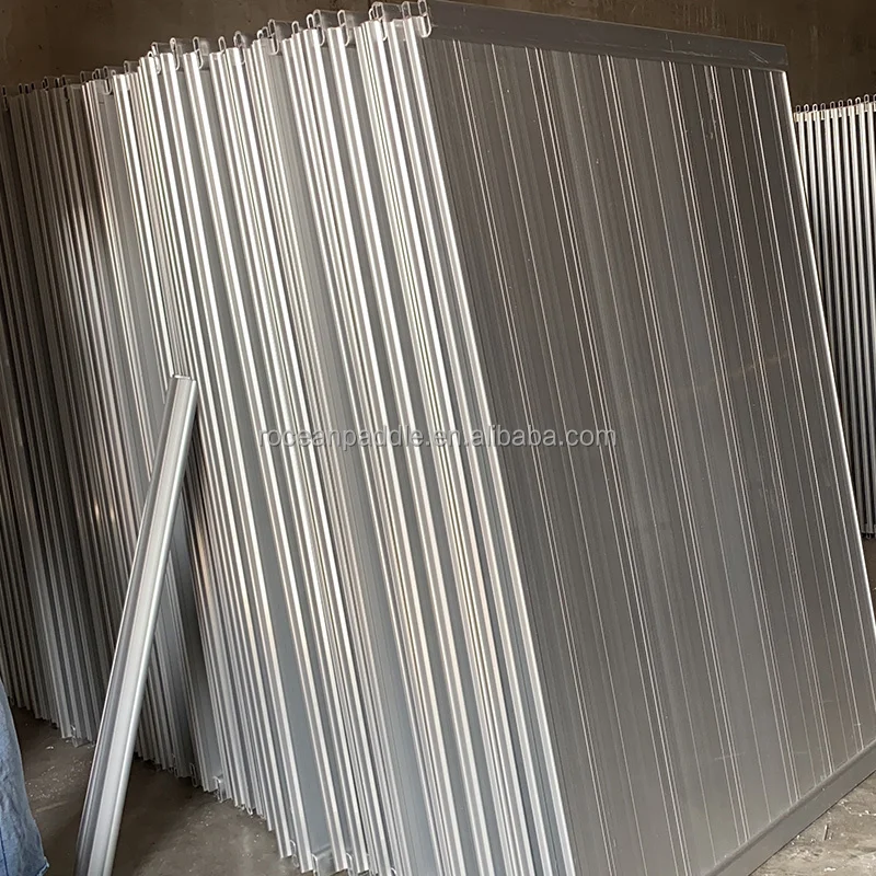 CE 공장 4.3미터 4.5미터 길이 두꺼운 고무보트 알루미늄 바닥 PVC 선체 재질 팽창식 보트 판매