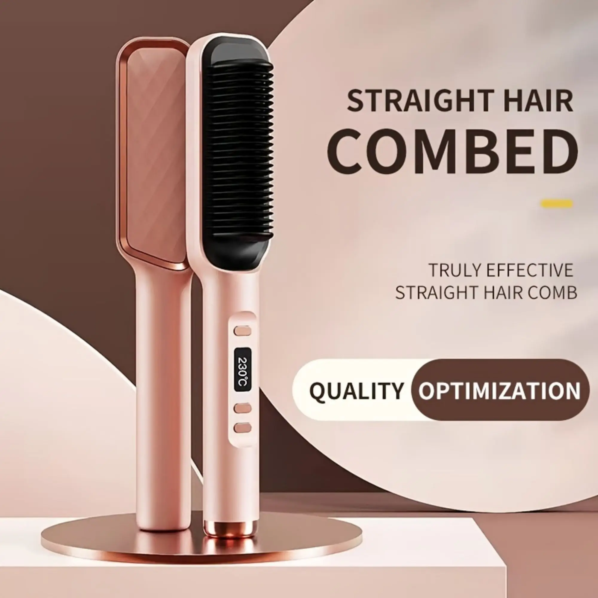 curling iron,multi-function straightening comb,straightening brush,dual-purpose styling comb for straightening and curly hair