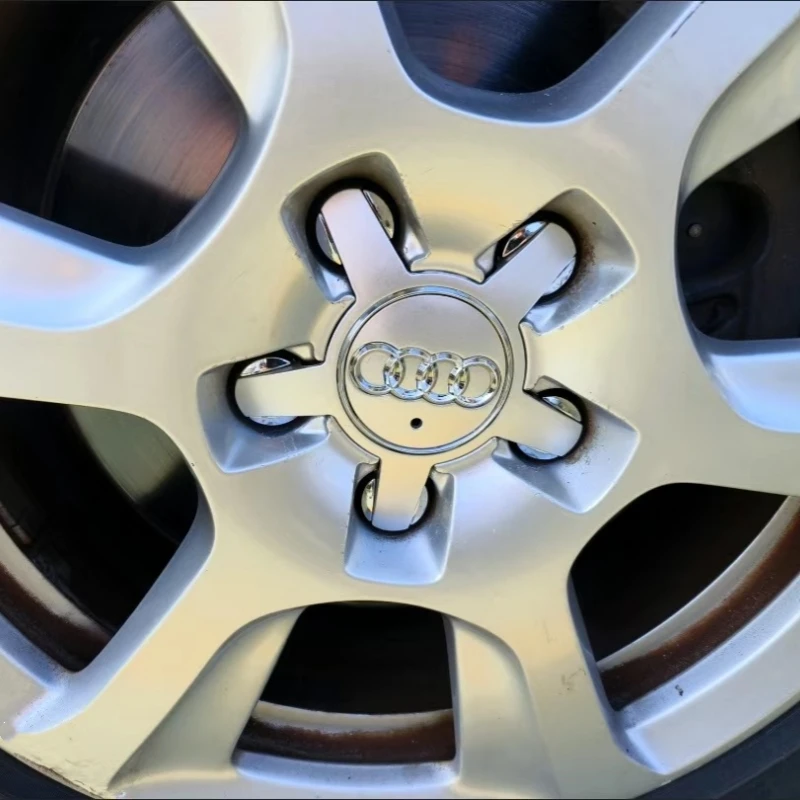 4pcs/Set AUDI Car Wheel Center Cap Hub Covers 8R0601165 4F0601165N 4L0601165D AUDI Q3 Q5 Q7 A3 A4 A5 A6 A7 A8 Auto Accessories