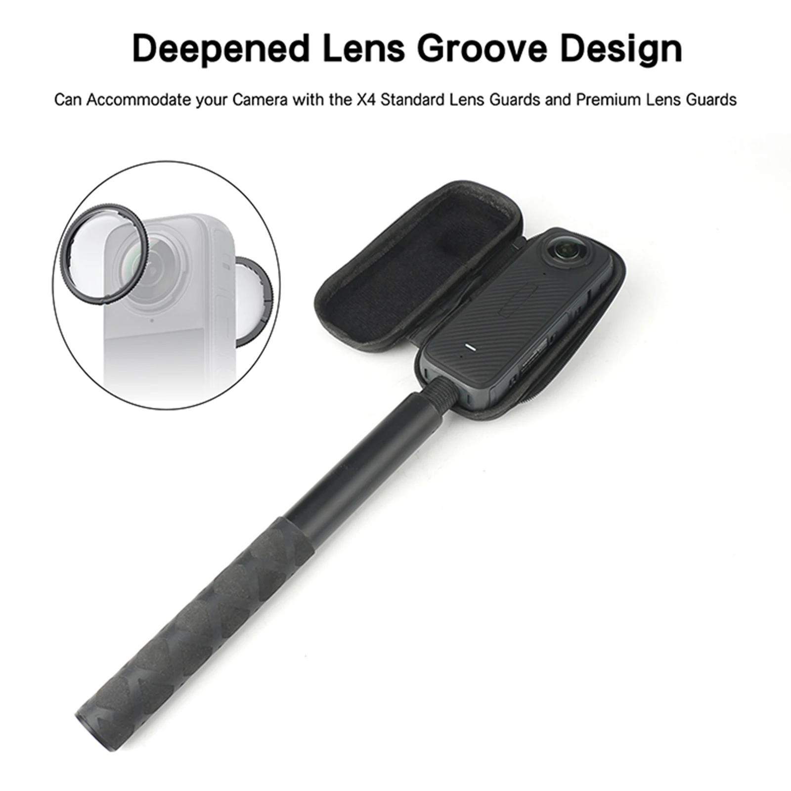 1Pcs Mini EVA Protective Bag For Insta360 X4 Anti-scratch Portable Storage Bag For Insta360 X4 Action Camera Accessory