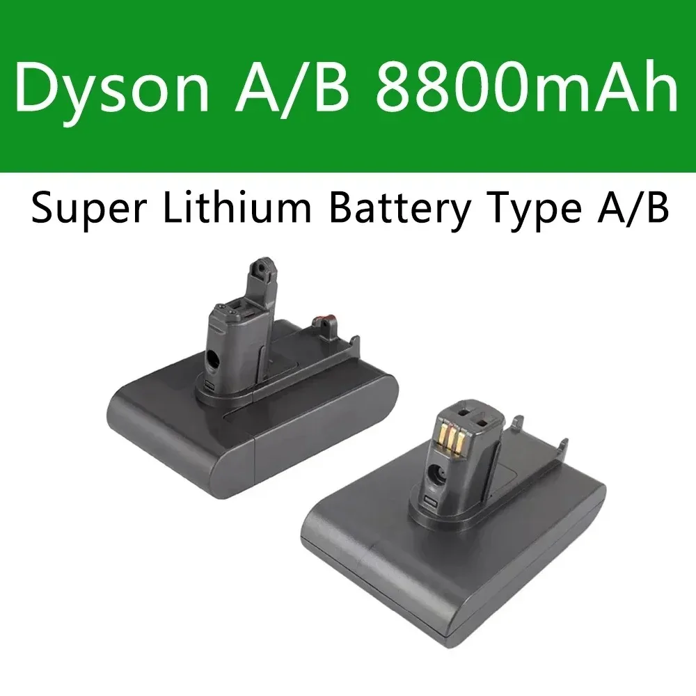 

100%Original Dyson 22.2V 8800mAh Fit TypeA or B Li-ion Vacuum Battery for Dyson DC35 DC45 DC31 DC34 DC44 DC31 Animal DC35 Animal