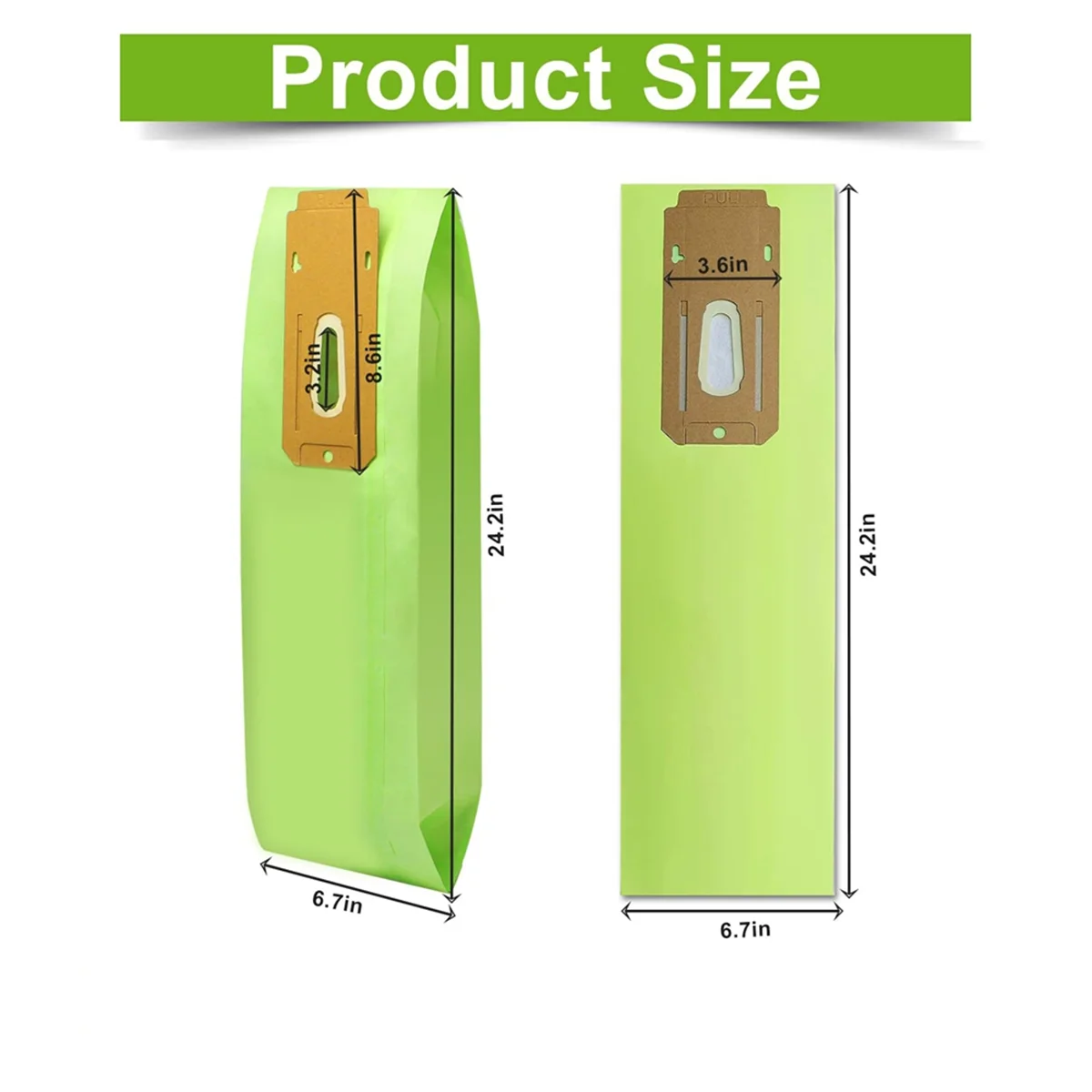 15er-Pack Staubsaugerbeutel als Ersatz für Oreck Typ CC, passend für alle Oreck XL XL2 XL7 XL21 Handstaubsauger, ersetzt Teil
