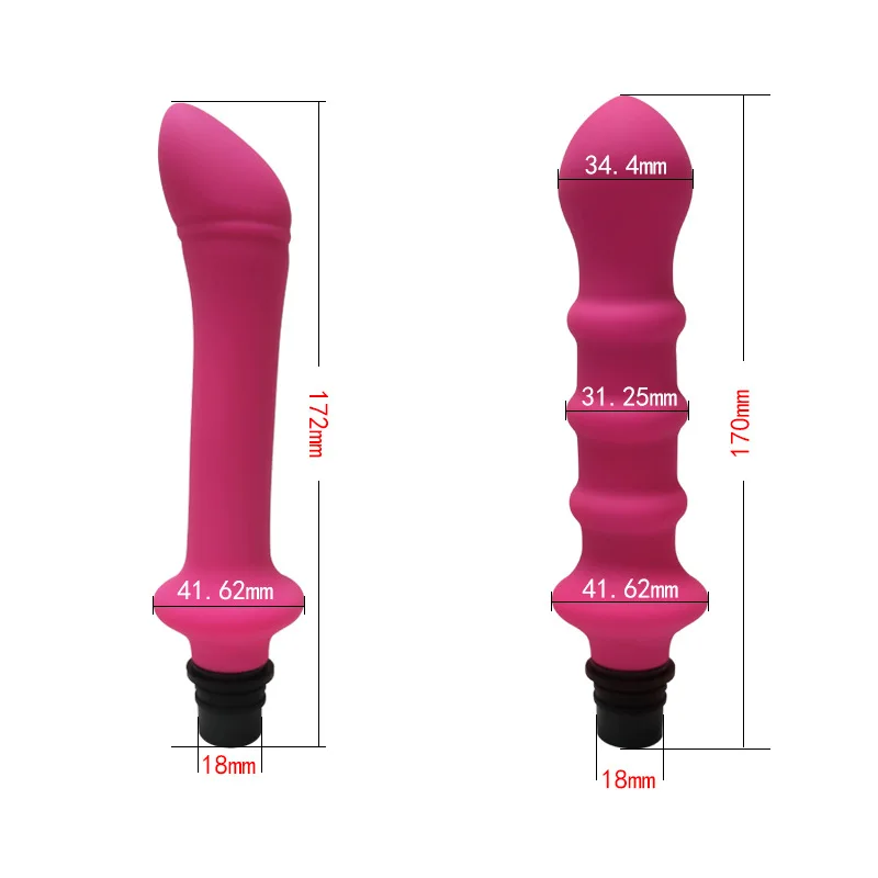 Dildo Plugs for Fascia Gun 12/15/18mm Joint Women Masturbation Fake Penis Prostate Massage Anal Plugs Sex Toys Men Fake Penis