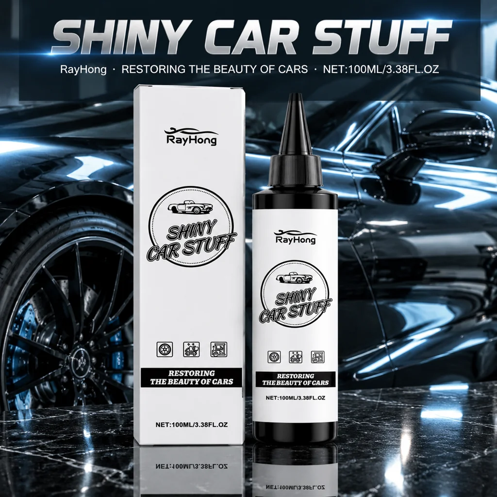 New Car Paint Polish Wax 100ml Premium Auto Detailing Coating Mirror Shine Hydrophobic Water Repellent Protective Finish