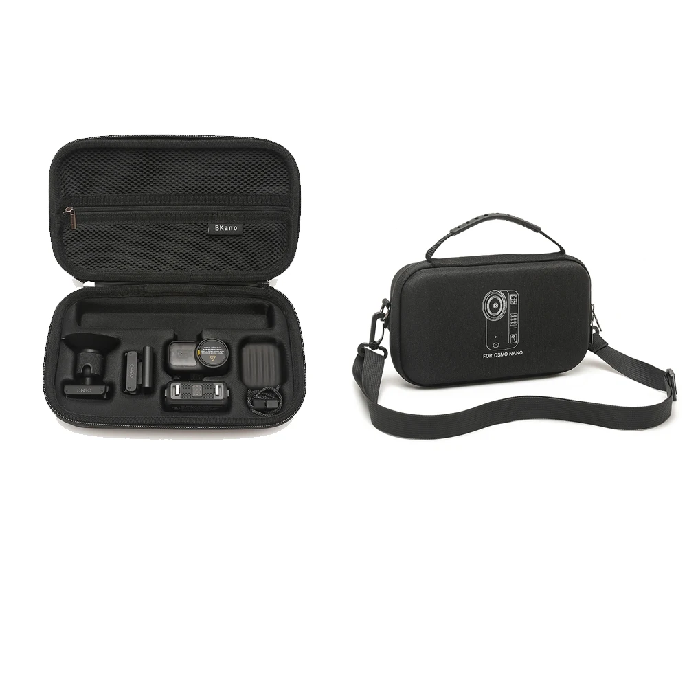

Large Carrying Case for DJI Osmo Nano,Storage Bag Travel Organizer Hard Shell Protective Box with Shoulder Strap for Nano Camera