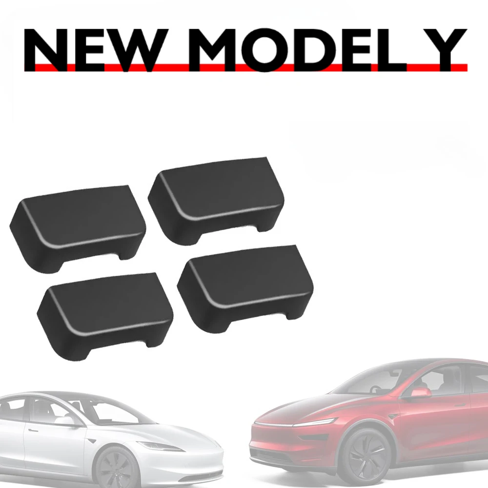 4 protections de rail de siège arrière pour Tesla Model 3 Y Juniper 2025 – Accessoires de protection anti-coup de pied pour enfant sur siège arrière