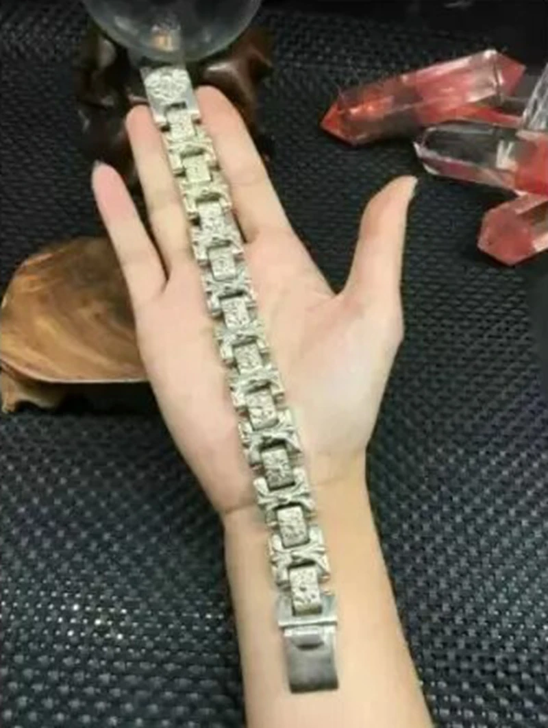 Fashion tibet silver Men / girl Hand delicacy Statye Bracelet