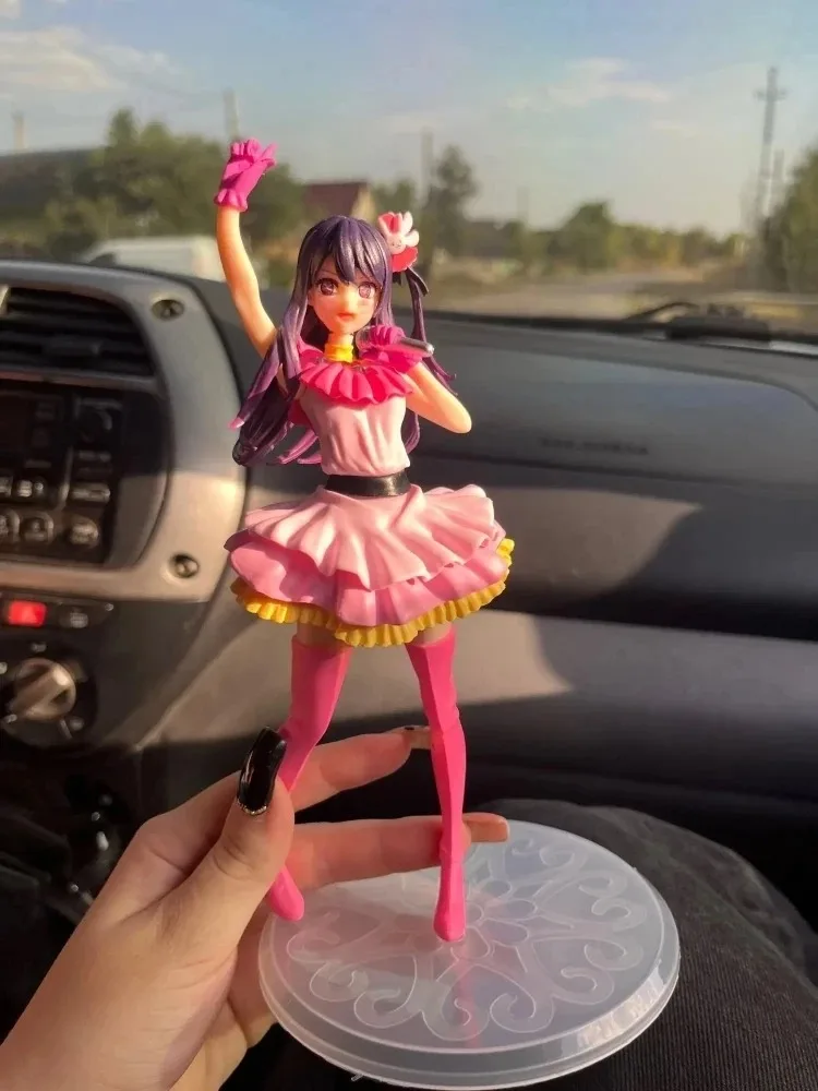 애니메이션 호시노 아이 액션 피규어 귀여운 카와이 소녀 시리즈 캐릭터 컬렉션 장식품 데스크탑 디스플레이 선물