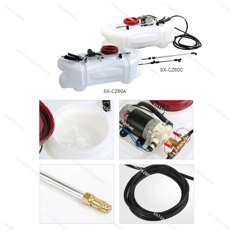 60L100L Vehicle Mounted Electric Spray Garden Car Washing, Spraying and Spraying with Large Capacity