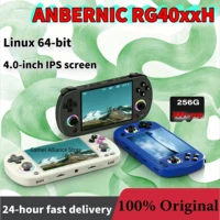 ANBERNIC RG40XX H RG 40XXH consola de juegos portátil Retro consola de videojuegos pantalla IPS de 4,0 pulgadas sistema Linux regalos 256G juegos PSP