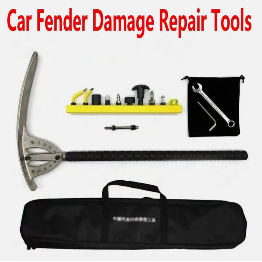 

1Set New Universal Car Paintless Dent Removal King Tools High Quality Car Mudguard Damage Repair Tools
