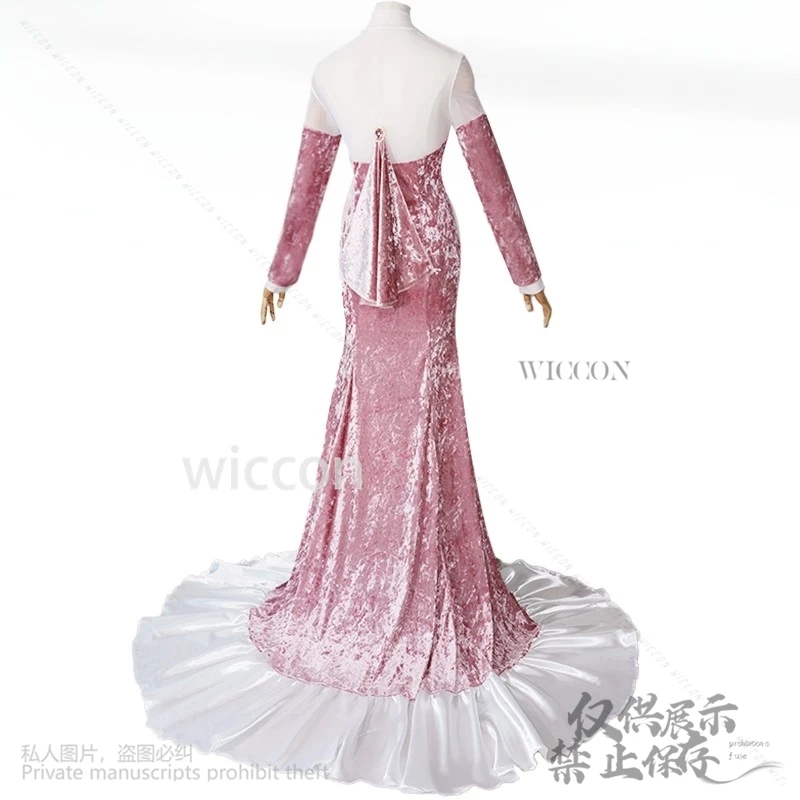 أنيمي الغريبة المرحلة الوردي المخملية حاكم قلبي كوس R5 أنيمي ميزي فستان سهرة لوليتا الباروكات زي عالي الجودة مخصص