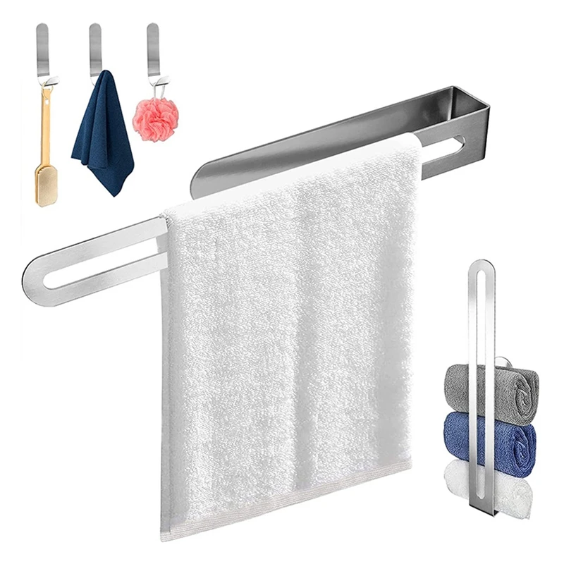 Promotion! Hand Towel Holder, Strong Self Adhesive Hand Towel Ring, Thicken Stainless Steel Hand Towel Bar/Rack