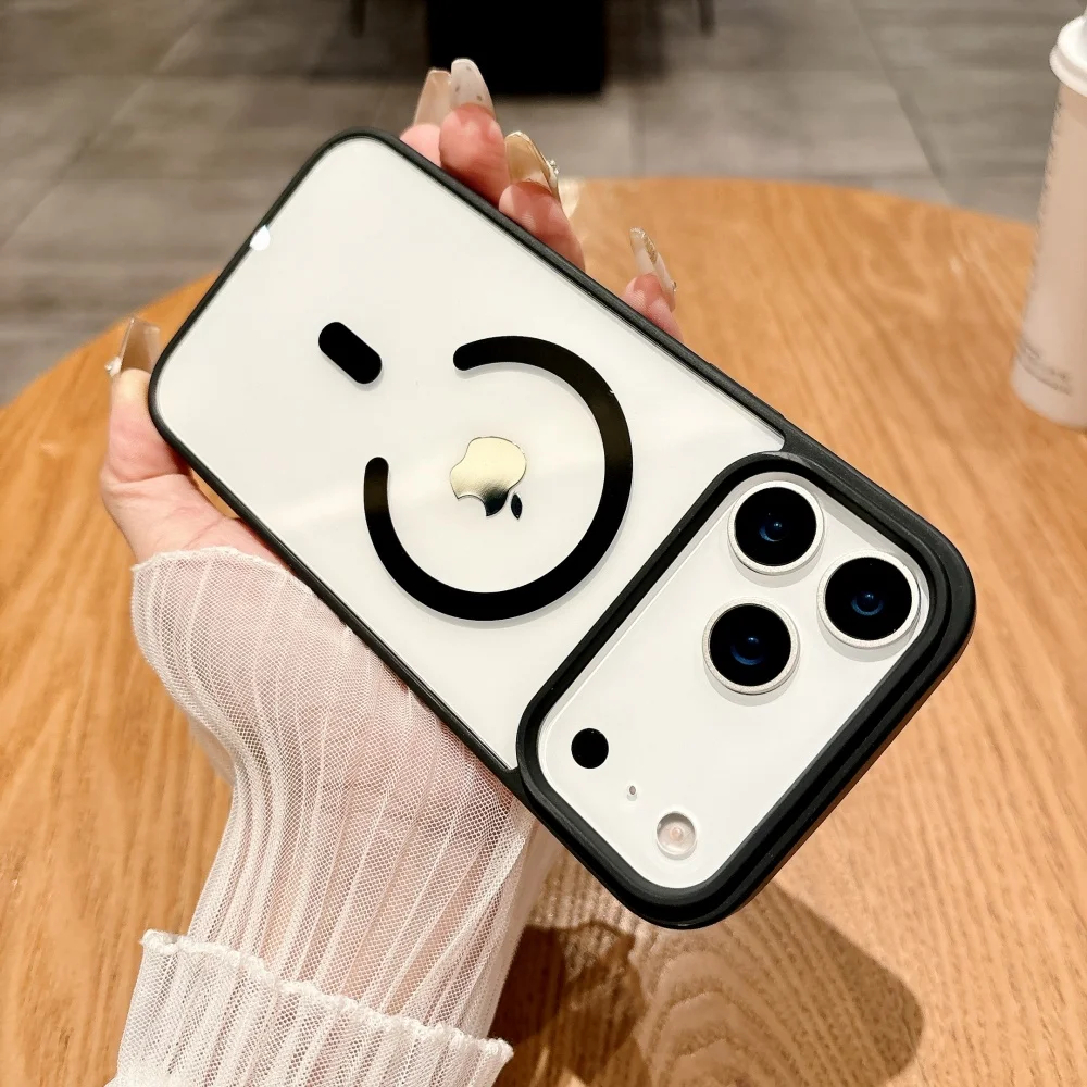For Magsafe Case For iPhone 18 Pro Max 18Pro 18ProMax Cover For iphone 17 18 Pro Max Original Clear Acrylic Hard Cover
