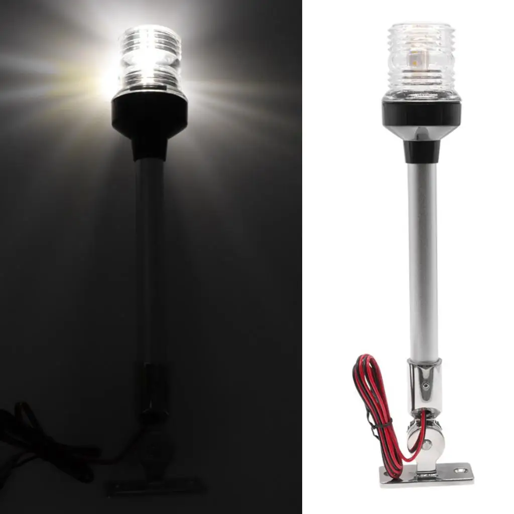 

Navigation Light Bulb for Boat Kit Pole Modern Waterproof Stainless Steel 12V LED for Maritime Navigation