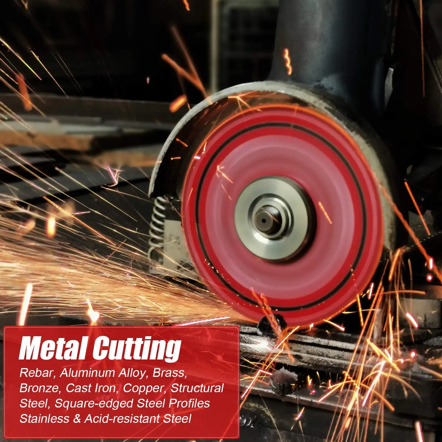 EZARC Diamond Cutting Wheel 3X3/8 Inch & 4-1/2X7/8 Inch for Metal,Cut Off Wheel with 5000+ Cuts on Rebar,Steel,Iron and INOX