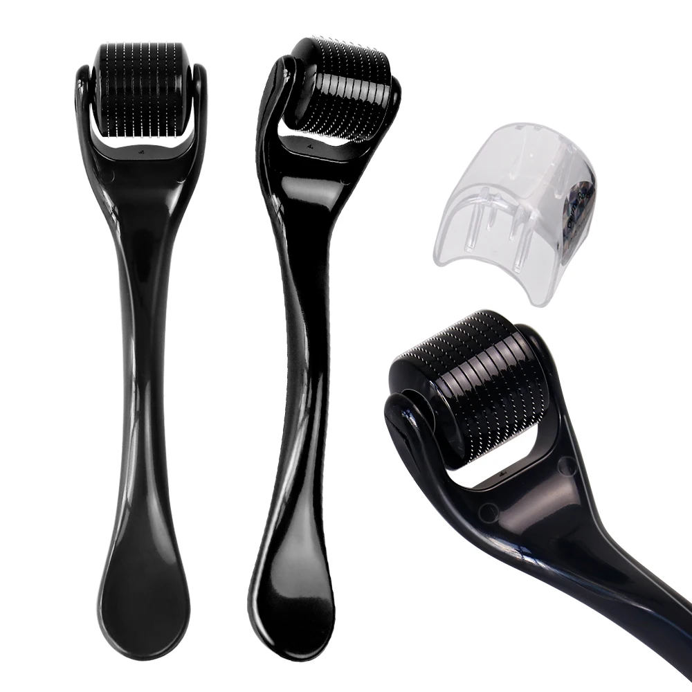 ZGTS DRS 540 Pins Titanium Derma Roller Stainless Steel Needles Repair Facial Skin Exfoliating Wrinkle Hair Regrowth Beauty Tool