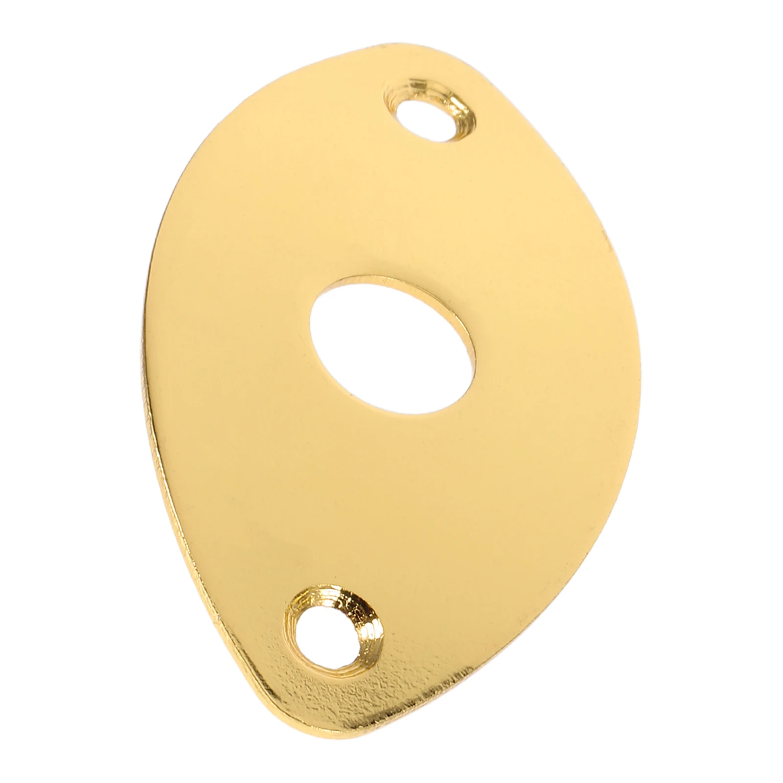 

Golden Socket Sheet Guitar Bass Jack Plate Input Output Copper Iron Hardware Durable Easy Install Electric Parts Replacement