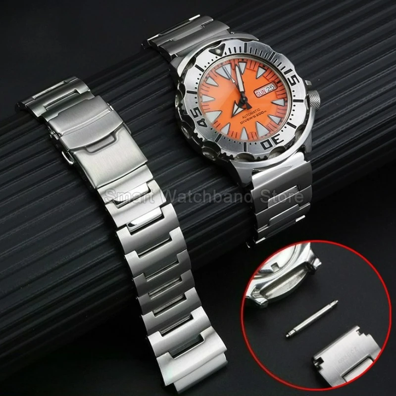 

Для Seiko Prospex Landmaster аксессуар для часов из нержавеющей стали SRPH75K1 SRP307 SKX779 специальный интерфейс, удерживающий форму, защита от пота