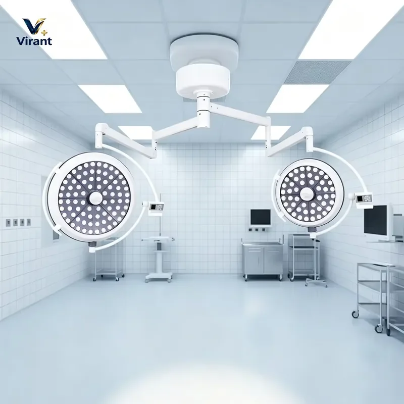 for Dual LED Operating Lights Rotatable Arm Side Facing Camera Dense Lamp Beads Surgical Area Lighting for Operating Room