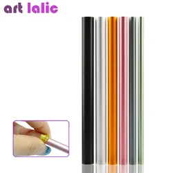 6Pcs/Set Acrylic C-Curve Shaping Sticks Tube French Rod Nail Art Tips UV Gel Manicure Tools for Professional Use
