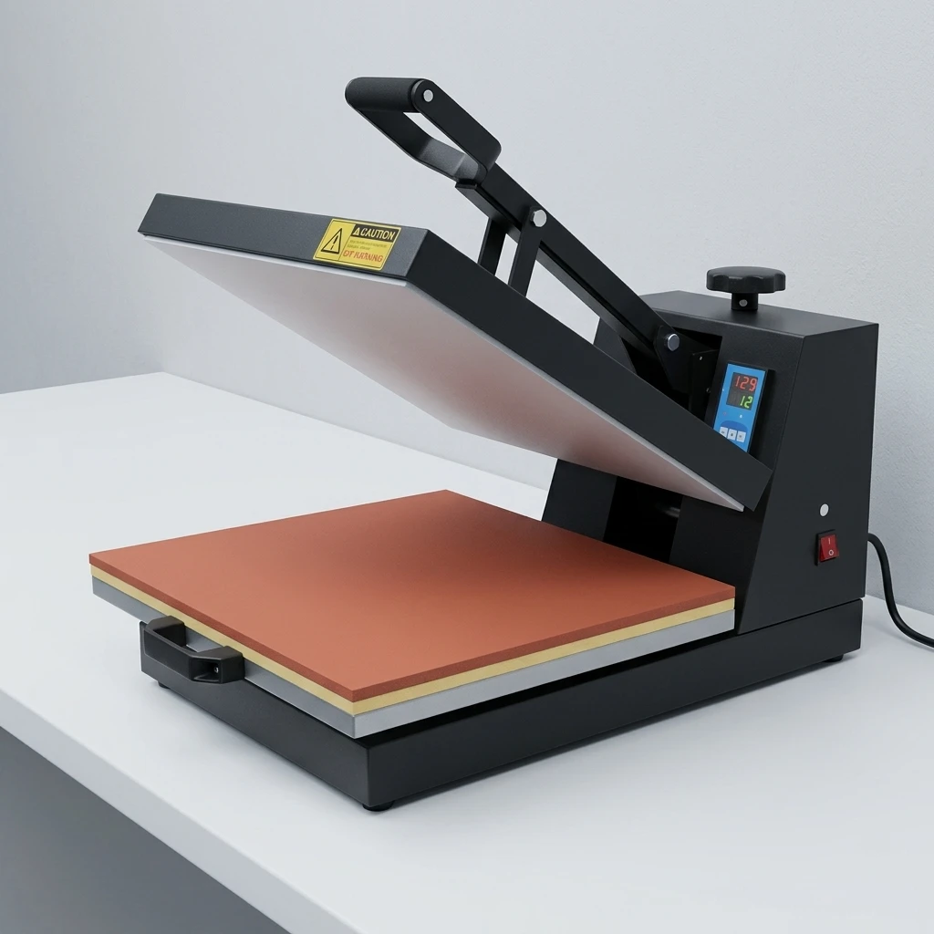 38*38cm Electric Automatic Flatbed T-Shirt Heat Press Machine For Heat Transfer Printing On Garments New