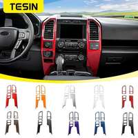 TESIN Car Central Console Dashboard Air Outlet Vent Trim Cover for Ford F150 2015 2016 2017 2018 2019 2020 Interior Accessories