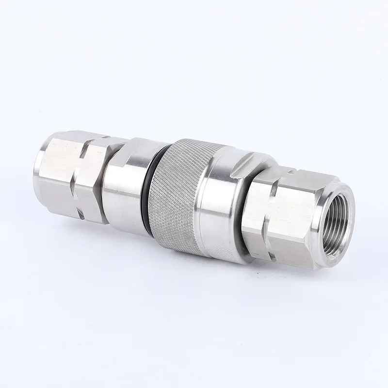 Threaded connection High pressure quick connector Threaded locking Hydraulic coupler body