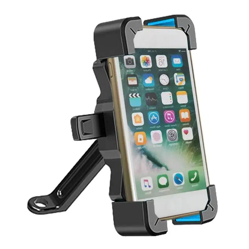 

Держатель для телефона на руль мотоцикла или велосипеда, крепление на зеркало заднего вида с зажимом для телефонов 4,8-6,8 дюйма