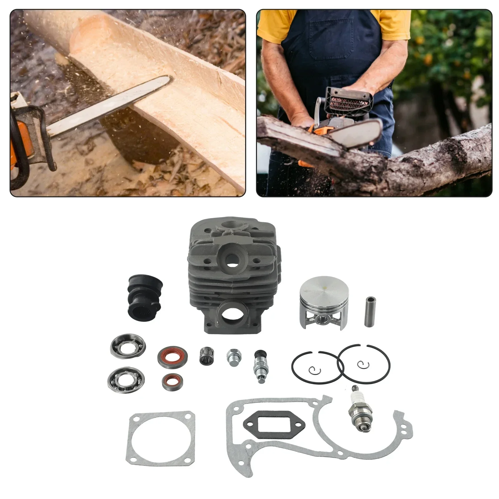 Imagem -04 - Conjunto de Cilindros Restaurar o Poder da Sua Motosserra Stihl com Este Kit de Pistão de Cilindro de 48 mm de Furo 034 av Super 036 Ms360