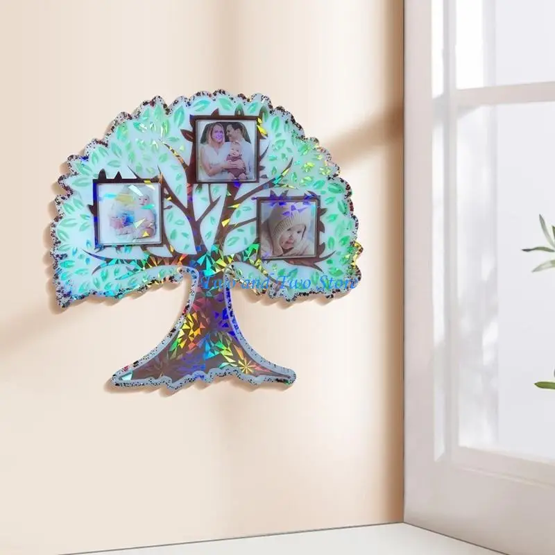HX6F Resin Photo Frame Molds Big Tree Silicone Picture Mold for Exploy Casting