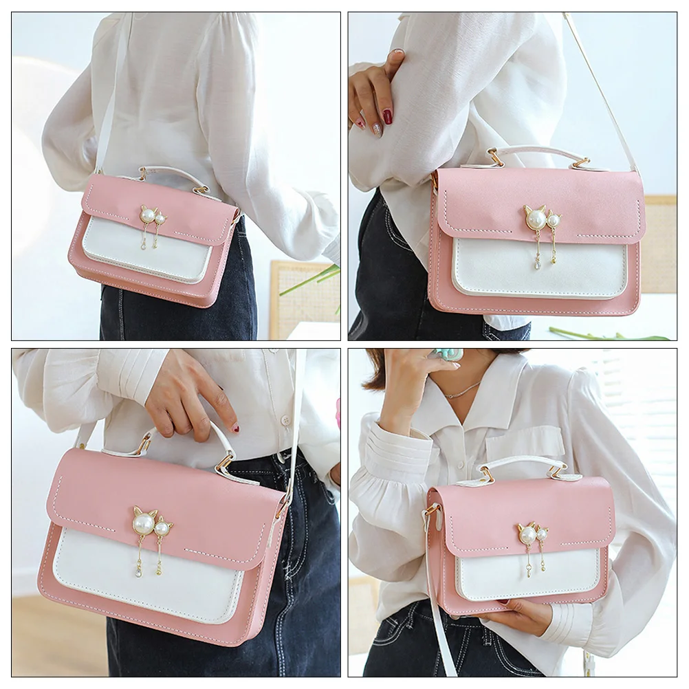 

1 set Pu Handbag Kit Knitting Sewing Supplies Large Capacity Diy Bag Making Accessory Crossbody Shoulder Bag Material