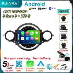 Android OS Car Radio Player for BMW Mini Cooper R56 R60 R51 2006 - 2015 Carplay Stereo Auto Multimedia Video 5G WiFi RDS GPS