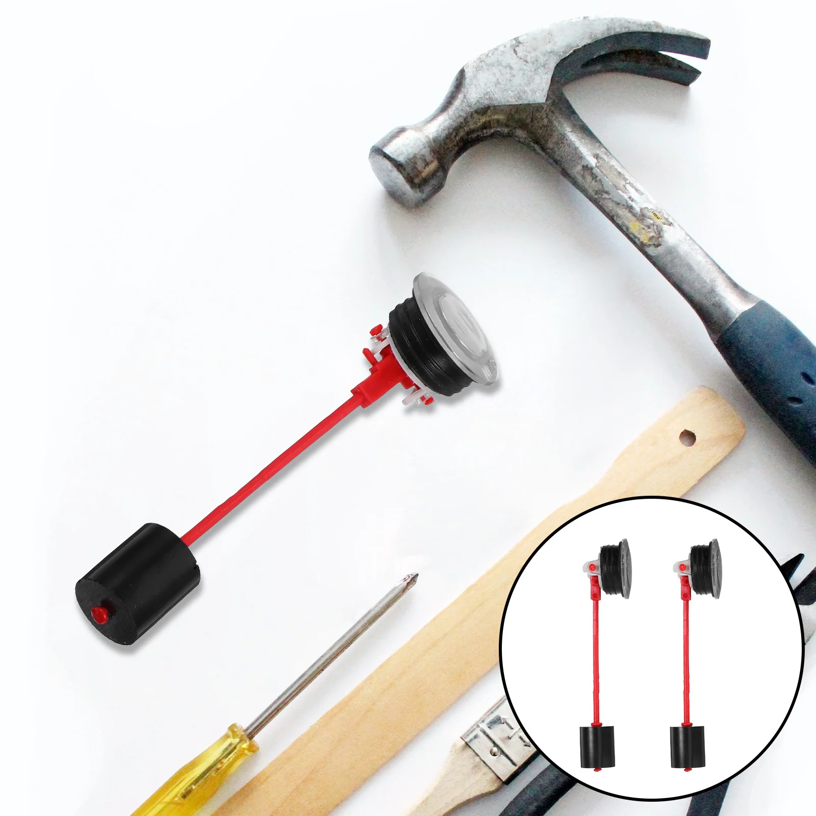 

2Pcs Generator Tank Level Gauge Engine Replacement Part Durable Portable Precision Measurement Spare Accessory