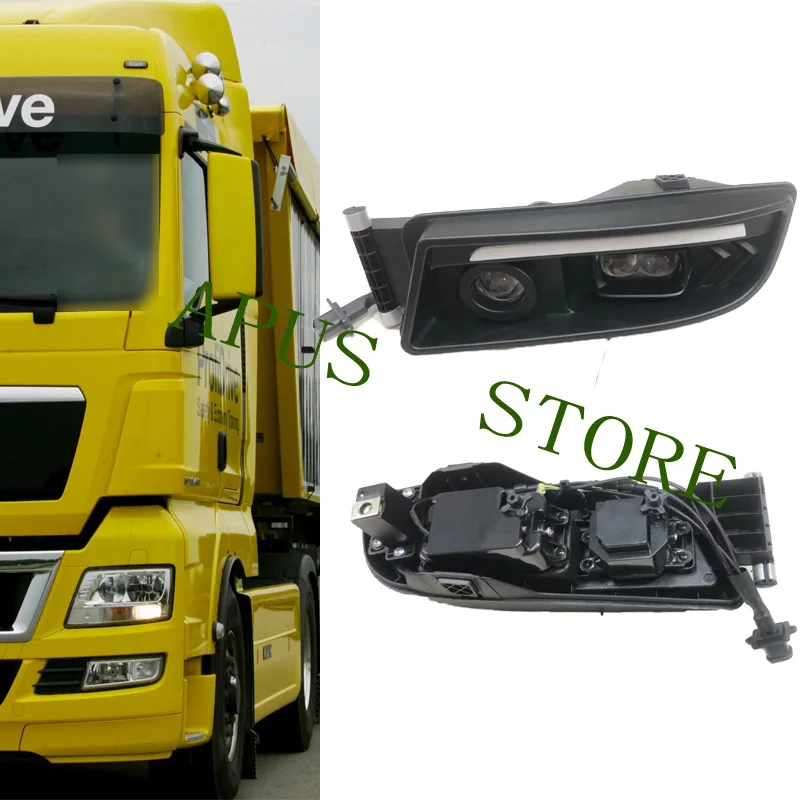 1 PCS NEW Design  LED FOG LAMP USED for MAN TGX TGS TRUCK FOG LlGHT assembly