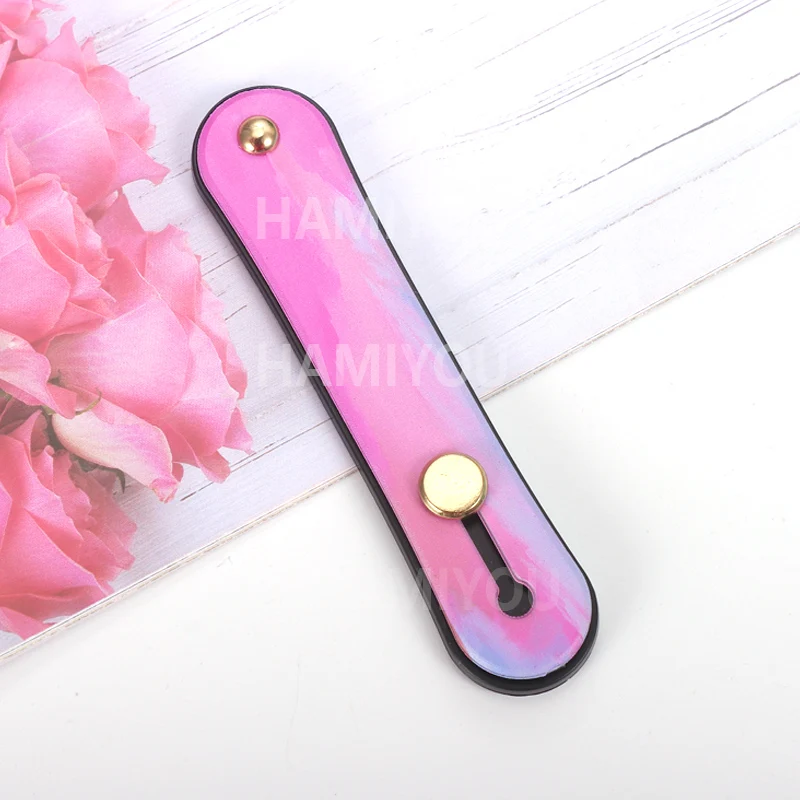Universal Wrist Band Phone Holder For iPhone Finger Grip Mobile Phone Stand for Samsung Xiaomi Push Back Sticked Socket Bracket