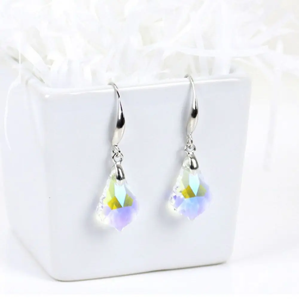 

New Gemstone Vintage Engagement Wedding Party Jewelry Dangle Drop Earrings Rhinestone