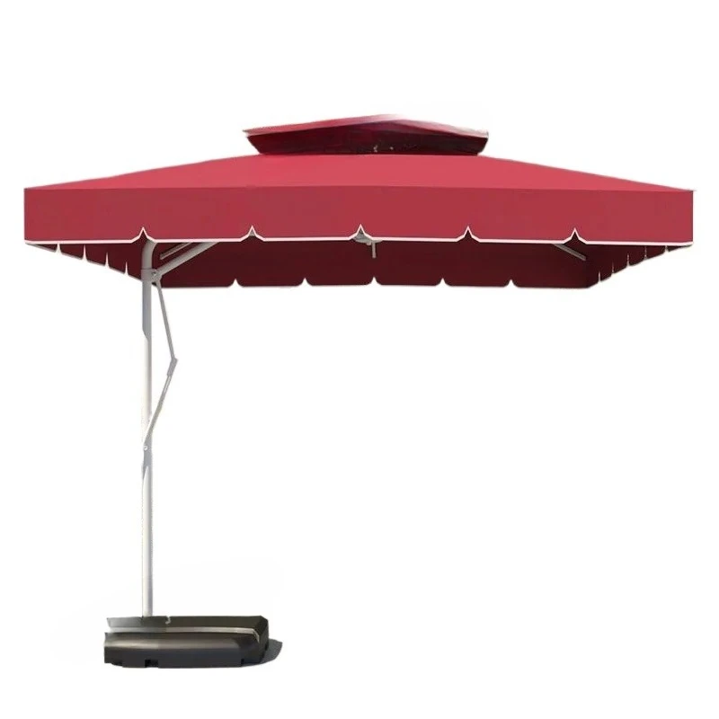 Outdoor garden wrench security guard box custom garden beach parasol outdoor sun umbrella printing