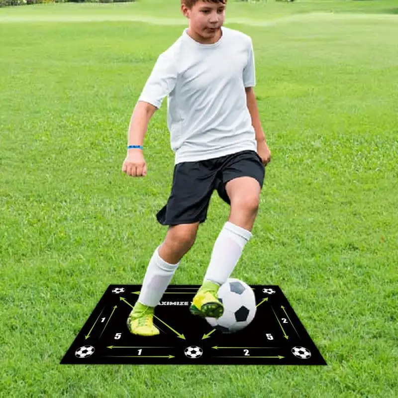 

Soccer Training Equipment Wear-Resistant Non-Slip Soccer Training Agility Training Equipment Portable Footstep Mat For Soccer